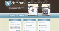 Desktop Screenshot of elements.6qube.com